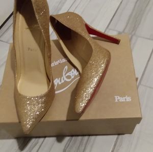 Christian Louboutin glitter pigalle pumps 100mm